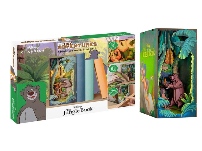 Disney maquette Book Nook Tiny Adventures Le Livre de la jungle 23 cm Disney maquette Book Nook Tiny Adventures Le Livre de la jungle 23 cm