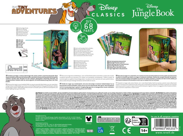 Disney maquette Book Nook Tiny Adventures Le Livre de la jungle 23 cm Disney maquette Book Nook Tiny Adventures Le Livre de la jungle 23 cm