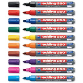 Edding 250 Marqueur pour tableau blanc, Rouge