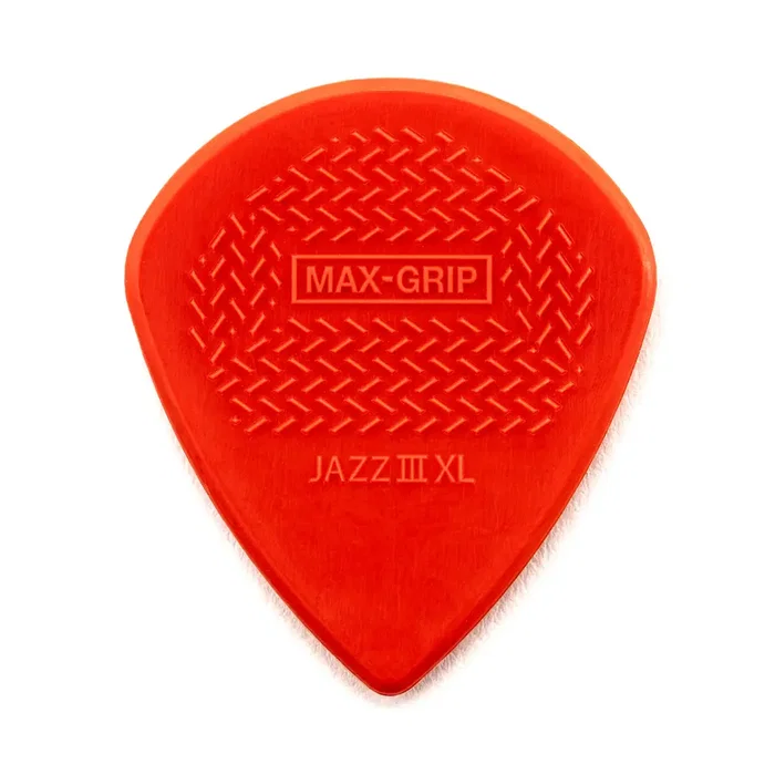 DUNLOP Pack 6 Médiators Max-Grip Jazz III XL Nylon 1.38mm DUNLOP Pack 6 Médiators Max-Grip Jazz III XL Nylon 1.38mm