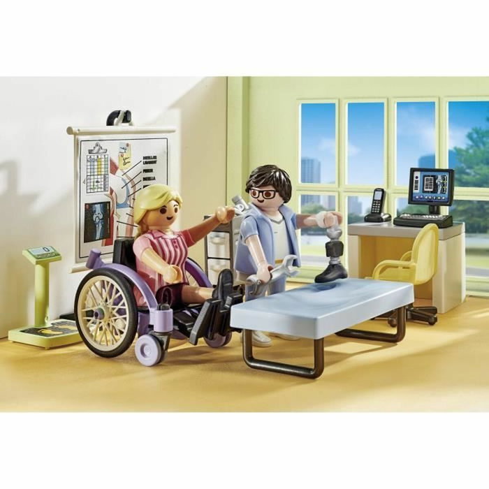 Playmobil 71617 Atelier de kinésithérapie Action Heroes