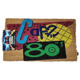 SD TOYS Paillasson Tapis de Porte Café Rétro 80s Regreso al Futuro - 60x40x1,5 cm