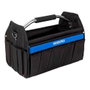Workpro Sac à outils pliable, 41 x 23,5 x 27 cm, polyester 600D - Noir, bleu, rouge