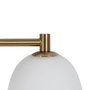 BigBuy Home Applique Blanc Doré 60 W 19 x 12 x 23,5 cm