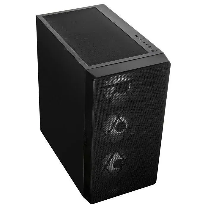 BitFenix Muses Boîtier PC Moyen Tour Noir - Compatible ATX, Micro ATX, Mini-ITX - Façade Mesh - 4 Ventilateurs FRGB - USB 3.0 - HD Audio