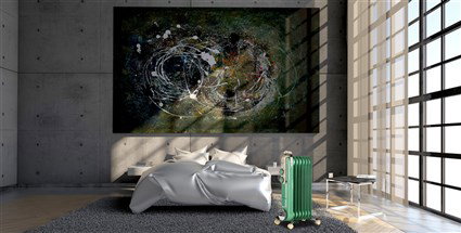 Ariete 837/14 Radiateur à huile Vintage 7 éléments vert - Style années 50 avec 4 roues, 3 niveaux de puissance