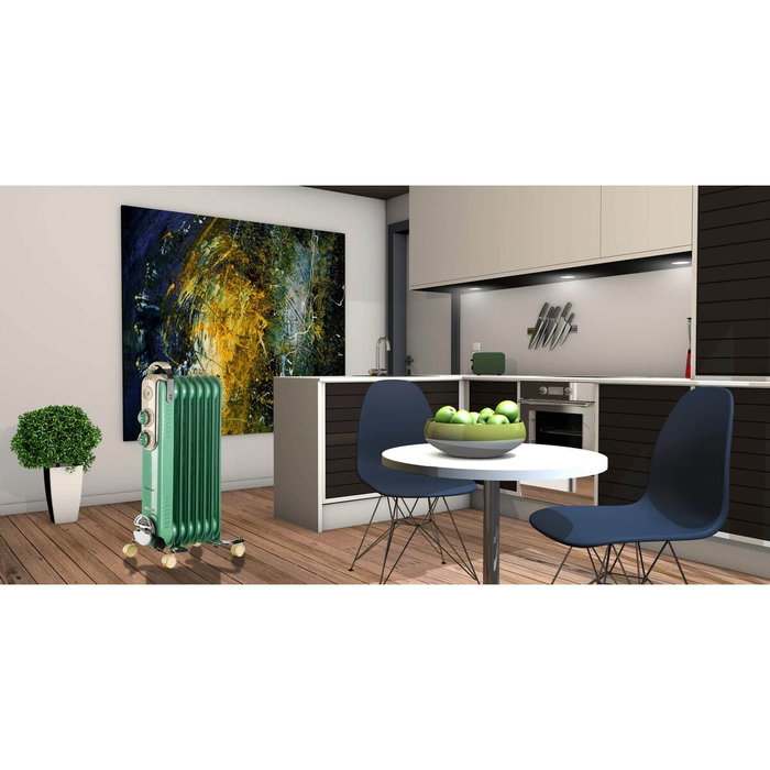 Radiateur à Huile (7 modules) Ariete 837/04 Vert 1500 W