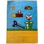 Mario Bros Plaid Sherpa - Vintage - 100 x 150 cm