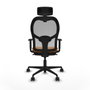 Piqueras y Crespo Chaise de Bureau 1D036N2 Orange