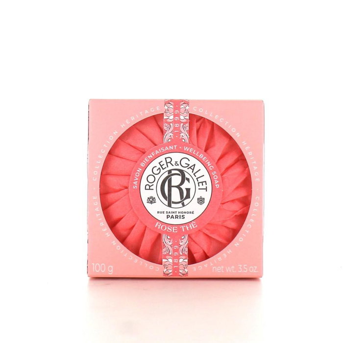 Roger & Gallet Savon Bien-être Rose Thé 100 g Roger & Gallet Savon Bien-être Rose Thé 100 g