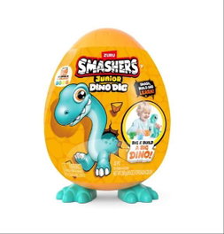 Zuru Smashers Junior Œuf avec figurine dinosaure et accessoires