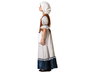 Déguisement Serveuse Médiévale Robe Blanche Enfant Fille 10-12 Ans - Longue avec Tablier