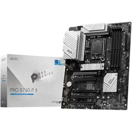 MSI PRO B760-P II Carte mère ATX Intel B760 LGA 1700 (Socket 1700) pour processeurs Intel 13e/14e génération, DDR5, PCIe 4.0, SATA III, 2.5 GbE LAN