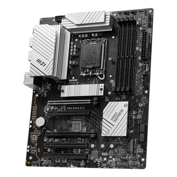 MSI PRO B760-P II (7E29-002R) Carte mère ATX LGA1700 B760 USB-C 2.5Gb LAN