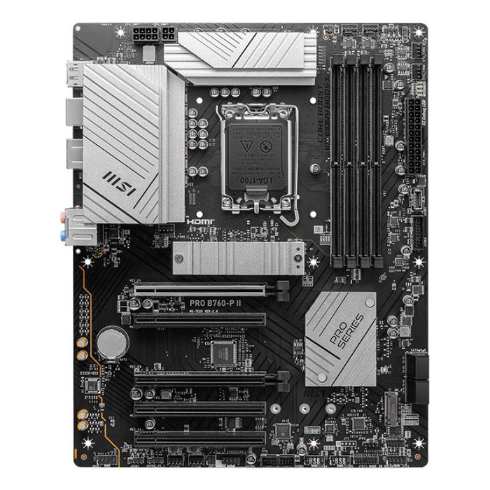 MSI PRO B760-P II (7E29-002R) Carte mère ATX LGA1700 B760 USB-C 2.5Gb LAN