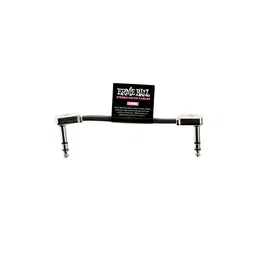 Ernie Ball Câble EB Patch Flat Ribbon TRS 3 pouces Noir