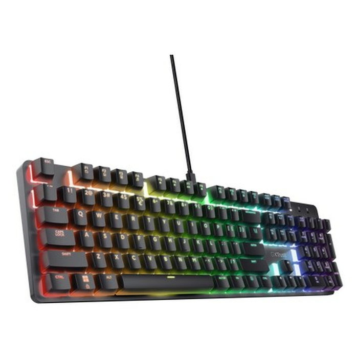 Trust GXT 871 Zora Clavier pour jeu Noir multicouleur QWERTY US