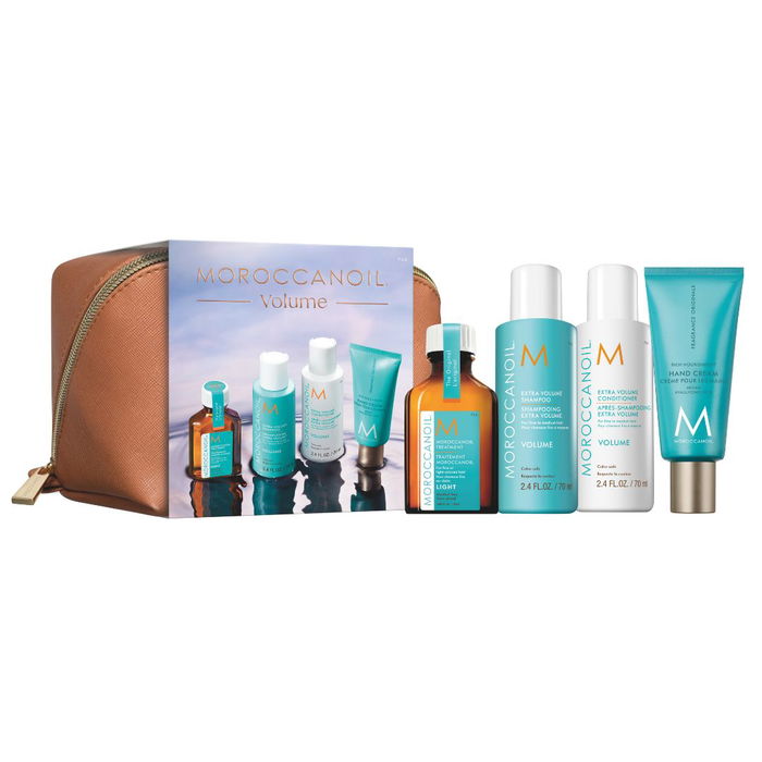Moroccanoil Kit Soin Cheveux Volume 3 Pièces Shampoing 70 ml + Après-Shampoing 70 ml + Huile 25 ml + Crème Mains Hyaluronique 40 ml Moroccanoil Kit Soin Cheveux Volume 3 Pièces Shampoing 70 ml + Après-Shampoing 70 ml + Huile 25 ml + Crème Mains Hyaluronique 40 ml