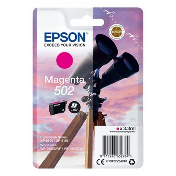 Cartouche d'Encre Compatible Epson C13T02V Magenta 3,3 ml
