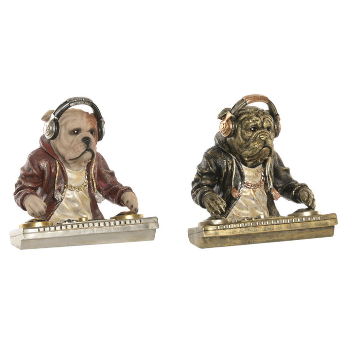 Home ESPRIT Figurine Décorative Chien Loft Multicouleur (2 Unités) Home ESPRIT Figurine Décorative Chien Loft Multicouleur (2 Unités)