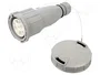 SEZ DK Connecteur d'alimentation AC triphasée femelle rouge 63A 400V AC 3P+PE IP67