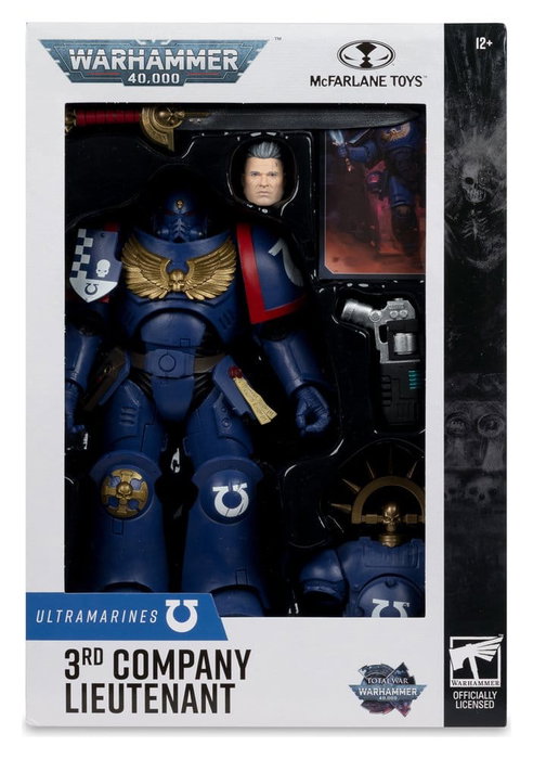 McFarlane Toys Warhammer 40,000 Total War 3rd Company Lieutenant (Ultramarines) 18 cm