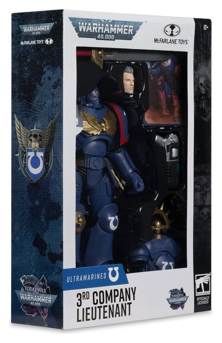 McFarlane Toys Warhammer 40,000 Total War 3rd Company Lieutenant (Ultramarines) 18 cm