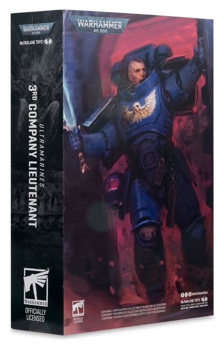 McFarlane Toys Warhammer 40,000 Total War 3rd Company Lieutenant (Ultramarines) 18 cm