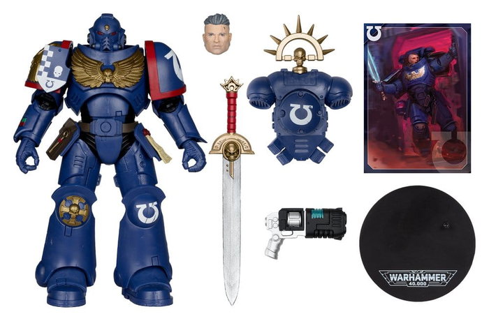 McFarlane Toys Warhammer 40,000 Total War 3rd Company Lieutenant (Ultramarines) 18 cm