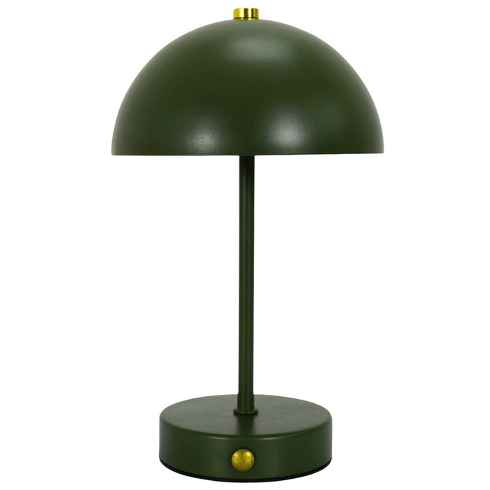 Home Deco Factory Lampe de table rechargeable verte Home Deco Factory Lampe de table rechargeable verte