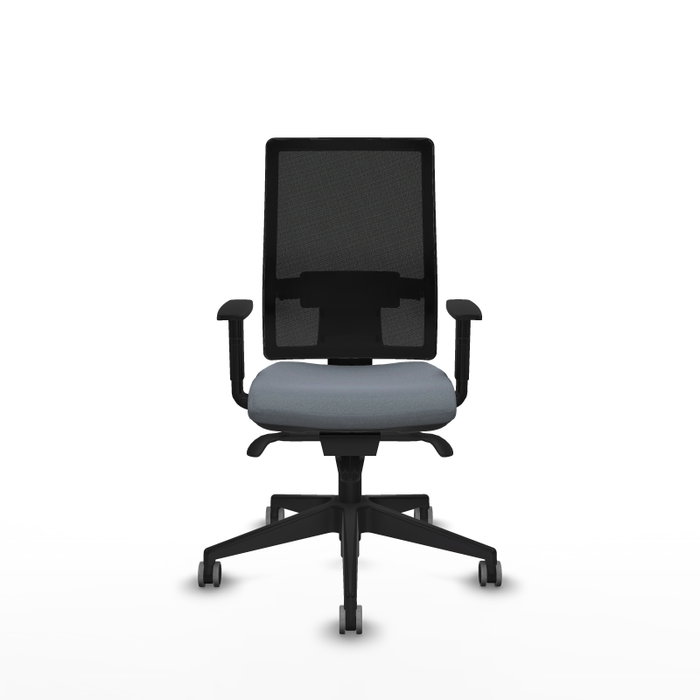 PIQUERAS Y CRESPO Chaise de bureau Horna, mécanisme synchro, gris