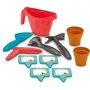 Ecoiffier 4290 - La jardinière garnie 31 cm avec 11 accessoires de jardinage pour enfant - Jeu d'imitation extérieur fabriqué en France