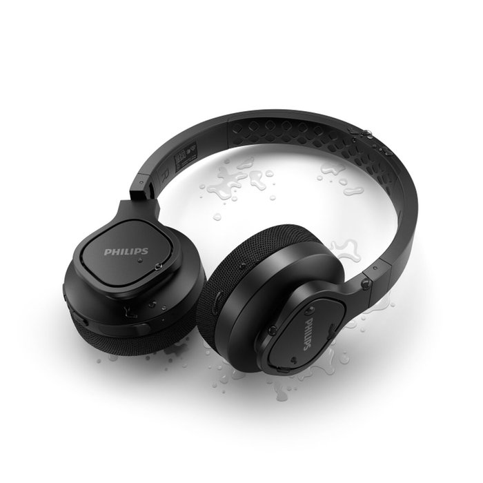 Casque Écouteurs Pliables avec Bluetooth Philips TAA4216BK/00 Noir