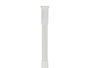BERILO Barre de rideau de douche télescopique Blanche 140-260 cm