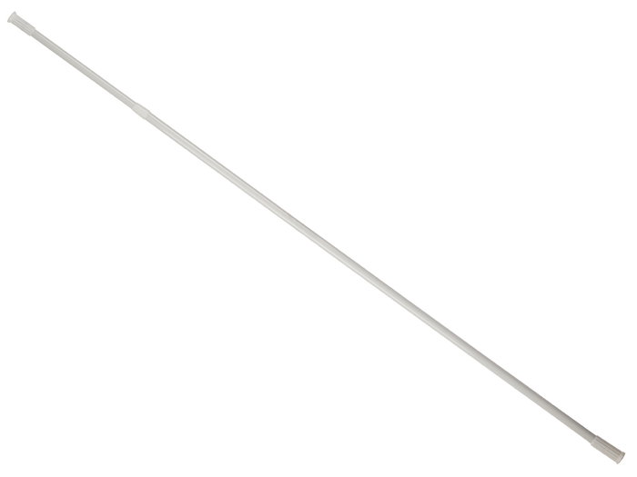 BERILO Barre de rideau de douche télescopique Blanche 140-260 cm BERILO Barre de rideau de douche télescopique Blanche 140-260 cm