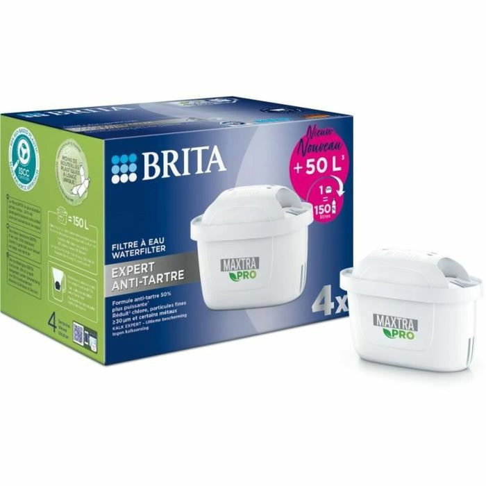 Brita MAXTRA PRO Expert Anti-Tartre Pack de 4 Brita MAXTRA PRO Expert Anti-Tartre Pack de 4