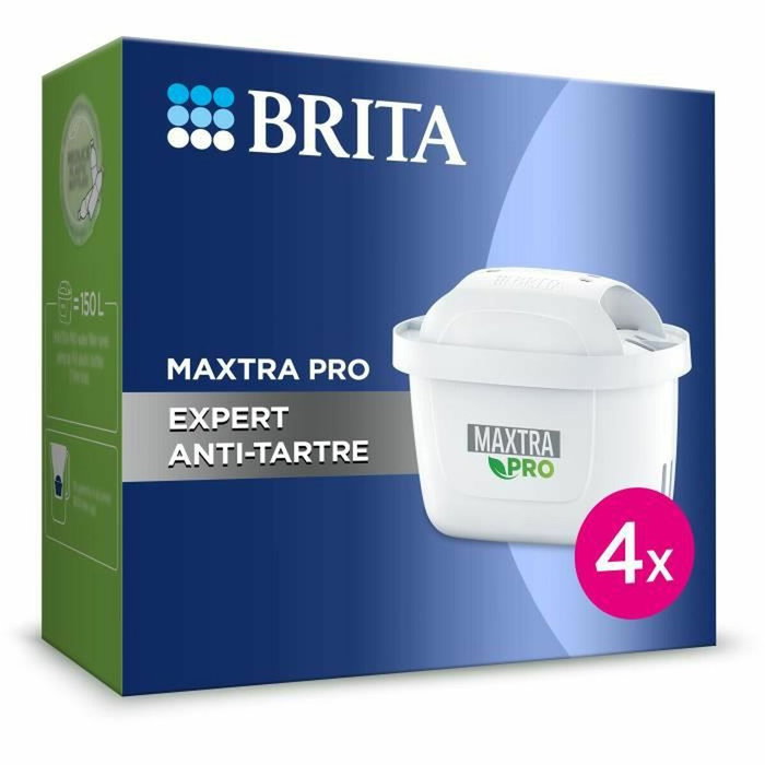 Brita MAXTRA PRO Expert Anti-Tartre Pack de 4 Brita MAXTRA PRO Expert Anti-Tartre Pack de 4