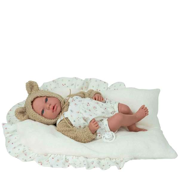 Muñecas Arias Muñeca Elegance Andie, Poupée de 40 cm, Beige avec Coussin, Poupée Poids - 3 ans et plus Muñecas Arias Muñeca Elegance Andie, Poupée de 40 cm, Beige avec Coussin, Poupée Poids - 3 ans et plus