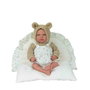 Muñecas Arias Muñeca Elegance Andie, Poupée de 40 cm, Beige avec Coussin, Poupée Poids - 3 ans et plus