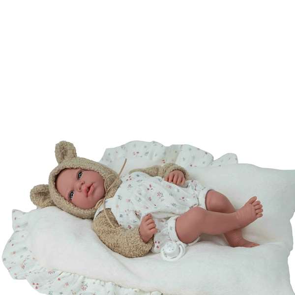 Muñecas Arias Muñeca Elegance Andie, Poupée de 40 cm, Beige avec Coussin, Poupée Poids - 3 ans et plus Muñecas Arias Muñeca Elegance Andie, Poupée de 40 cm, Beige avec Coussin, Poupée Poids - 3 ans et plus