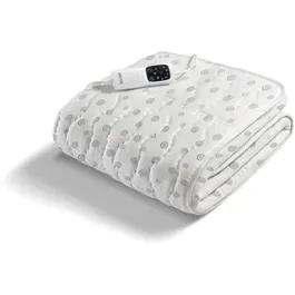 Imetec Adapto - Surmatelas chauffant 1 place (150 x 80 cm) - 6 températures, chauffage rapide, température constante, technologie intelligente, 100% coton