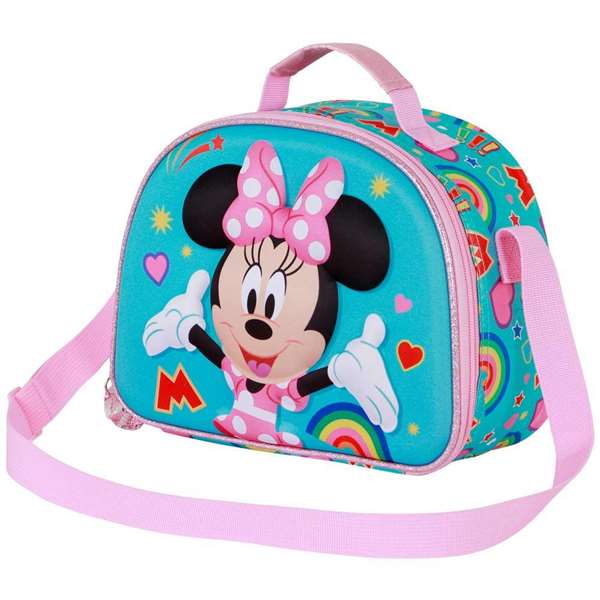 Karactermania - Sac à lunch 3D Minnie Mouse Greet - Isotherme pour enfant - Avec sangle ajustable - 25.5 x 10 x 20 cm Karactermania - Sac à lunch 3D Minnie Mouse Greet - Isotherme pour enfant - Avec sangle ajustable - 25.5 x 10 x 20 cm