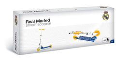 Unice Patinete aluminium Real Madrid pour enfant 5 ans, 2 roues, dimensions 80 x 55.5 x 9.5 cm
