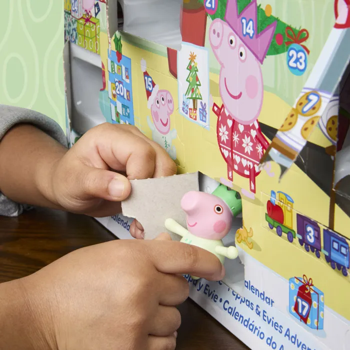 Hasbro Peppa Pig Calendrier de l'Avent de Peppa et Evie
