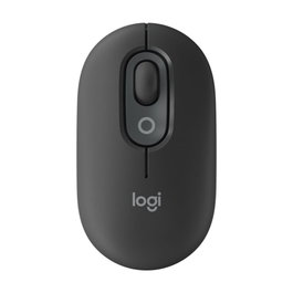 Logitech Souris Sans Fil Pop Mouse Graphite - Bluetooth 5.1, 1000-4000 DPI, 4 Boutons, 24 Mois Autonomie