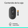 Logitech Souris Sans Fil Pop Mouse Graphite - Bluetooth 5.1, 1000-4000 DPI, 4 Boutons, 24 Mois Autonomie