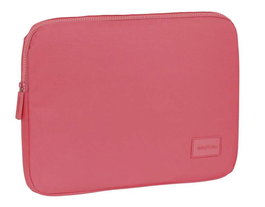 Safta Basic - Housse pour PC Portable 14 Pouces - Modèle Marsala, 34 x 25 x 2 cm, Couleur Grenat - Materiau Chameleon + Reach