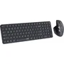 Rapoo 9760M Ensemble Clavier et Souris Sans Fil Ultra-Slim Multimode - Gris Foncé
