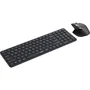 Rapoo 9760M Ensemble Clavier et Souris Sans Fil Ultra-Slim Multimode - Gris Foncé
