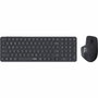 Rapoo 9760M Ensemble Clavier-Souris Sans-fil Ultra-Slim Gris Foncé AZERTY